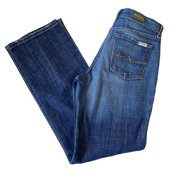 David Kahn Lauren Jeans Straight Leg High Rise Medium Wash Made in USA 6 EUC - Picture 11 of 11